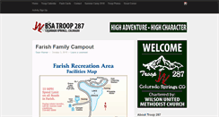 Desktop Screenshot of bsatroop287.org